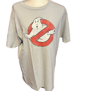 Ghostbusters Graphic T-Shirt Vintage Ghostbusters Med / Large? Gray Soft Thin